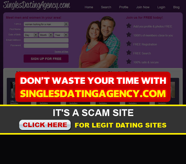 singlesdatingagency screen shot homepage